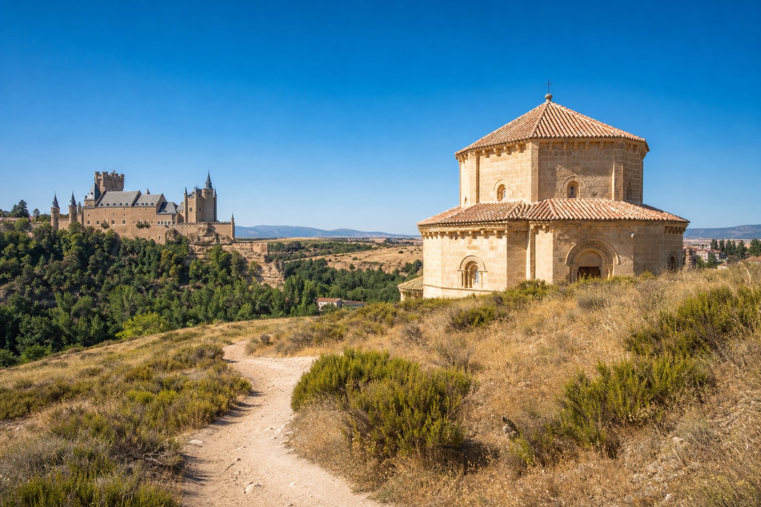 Segovia → Santa María la Real de Nieva — Camino de Madrid