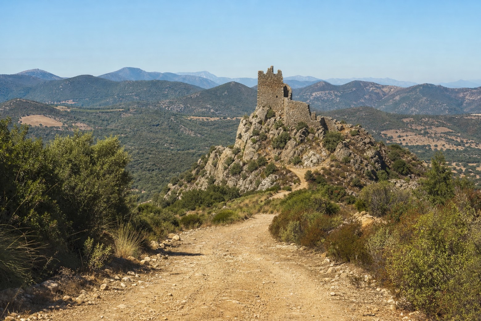 San Nicola di Quirra → Sarrala — Cammino 100 Torri: Via Sarcapos